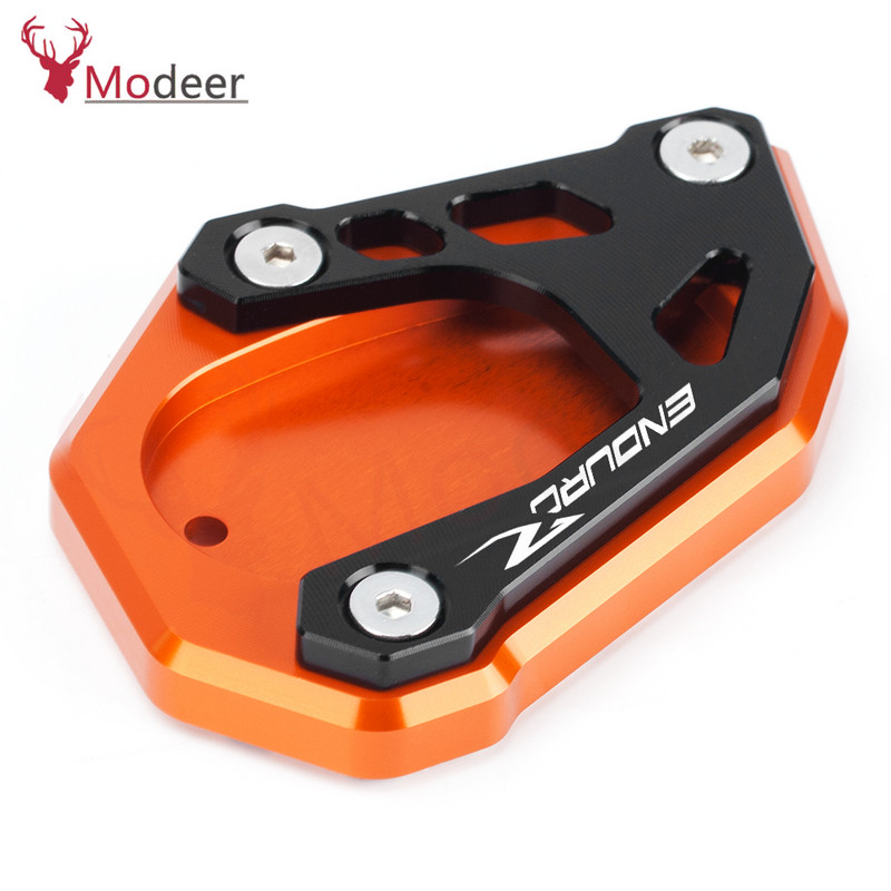 690 LC4 EnduroR Tartozékok Oldalsó állvány hosszabbító pad Megnagyobbított állvány bővítő KTM 690 LC4 Enduro / R 2019 2020 2021 2022