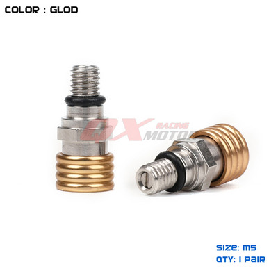 Odvzdušňovací ventil M5 pre vidlicu CR CRF YZ YZF WRF KLX KXF RMZ DRZ Kayo BSE Dirt Bike Motocross Enduro Supermoto Off Road
