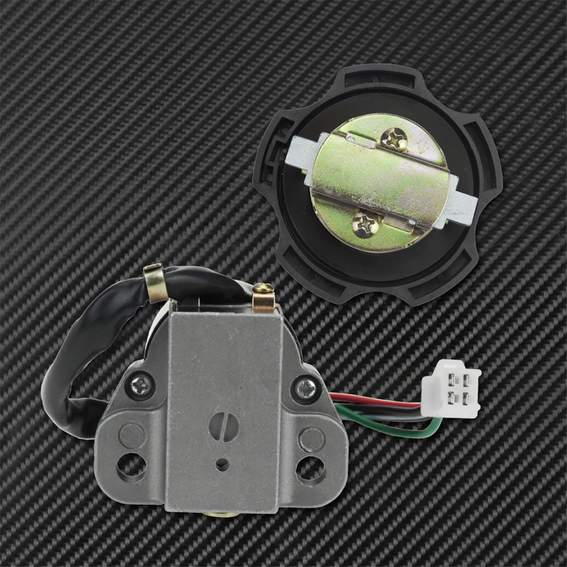 Sada krytov palivovej nádrže pre motocykle, kľúč od spínača zapaľovania, čierna pre Yamaha TW200 XT225 Serow 225 XT600 DT200 DT200R