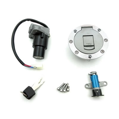 Motorkerékpár gyújtáskapcsoló ülészár kulcs Üzemanyag-gáztartály sapka 1 készlet Yamaha TZR125 TZM150 TZR150 TDM850 TZR TZM TDM 125 150 850