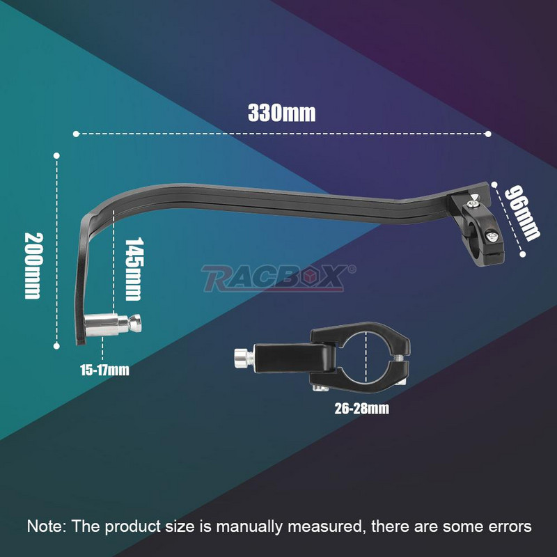 26 mm 28 mm hliníkové chrániče rúk na motocykle, motokros, dirtbike, MX, ATV, chrániče riadidiel pre motocykle, cruiser, skúter