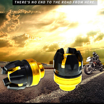 2 τεμ. Προστασία τροχού μοτοσικλέτας Crash Pads Πολύχρωμο προστατευτικό μοτοσικλέτας Crash Protect Motocross Crash Pad Slider πλαισίου τροχού