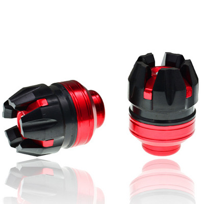 2 ks Ochranné chrániče kolies motocykla Farebný chránič Ochrana motocykla pred haváriou Motocross Pad Pad Posuvník rámu kolesa