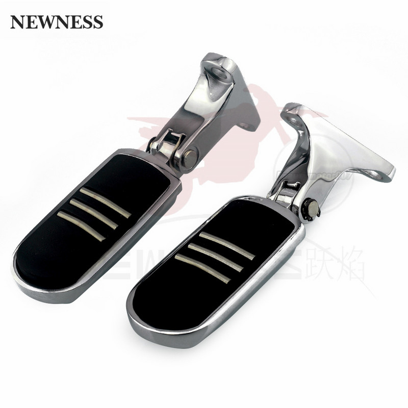 Stúpačky pre motocykle pre spolujazdca vzadu, držiak na stupačky pre Harley Touring Road King Street Glide 1993-2022 2021, chróm