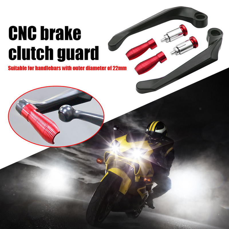 Motorkerékpár kézvédők Kézvédő Motorkerékpár módosított alkatrészek s 7/8 hüvelykes kormányhoz Univerzális motorkerékpár féktengelykapcsoló védő