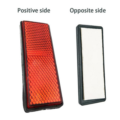 1 par crvenih katadioptera Kamion Plastični reflektori Motocikl ATV Dirt Bike Auto Reflektor Sigurnosno upozorenje Reflektori vilice
