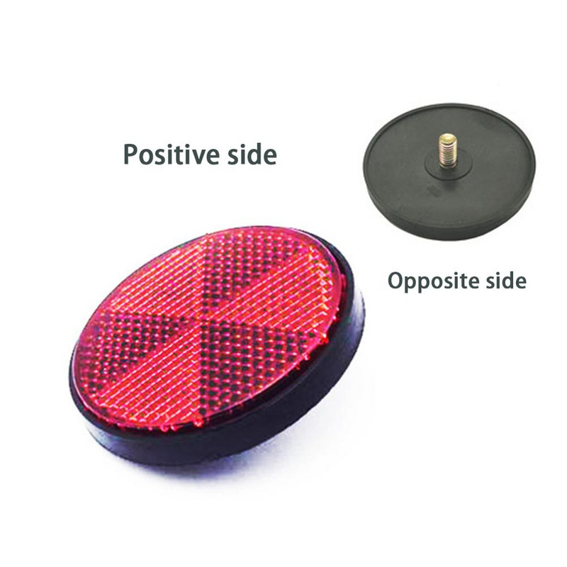 1 par crvenih katadioptera Kamion Plastični reflektori Motocikl ATV Dirt Bike Auto Reflektor Sigurnosno upozorenje Reflektori vilice