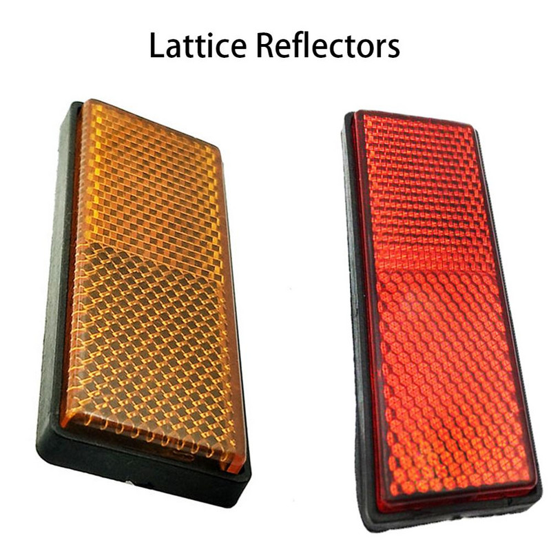 1 par crvenih katadioptera Kamion Plastični reflektori Motocikl ATV Dirt Bike Auto Reflektor Sigurnosno upozorenje Reflektori vilice
