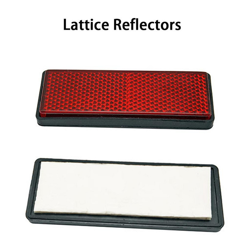 1 par crvenih katadioptera Kamion Plastični reflektori Motocikl ATV Dirt Bike Auto Reflektor Sigurnosno upozorenje Reflektori vilice