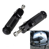 2db Black Sliver CNC alumínium univerzális motoros motorkerékpár összecsukható lábtartók lábtartók lábtartók csapok hátsó pedálkészlet alkatrészei