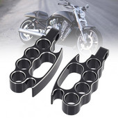 40% HOT2 Balenie motocyklových kĺbov nôh, opotrebované hliníkové chladné pedále na opierku nôh kompatibilné s FXCW XL883N XL1200N, predné a zadné pedále