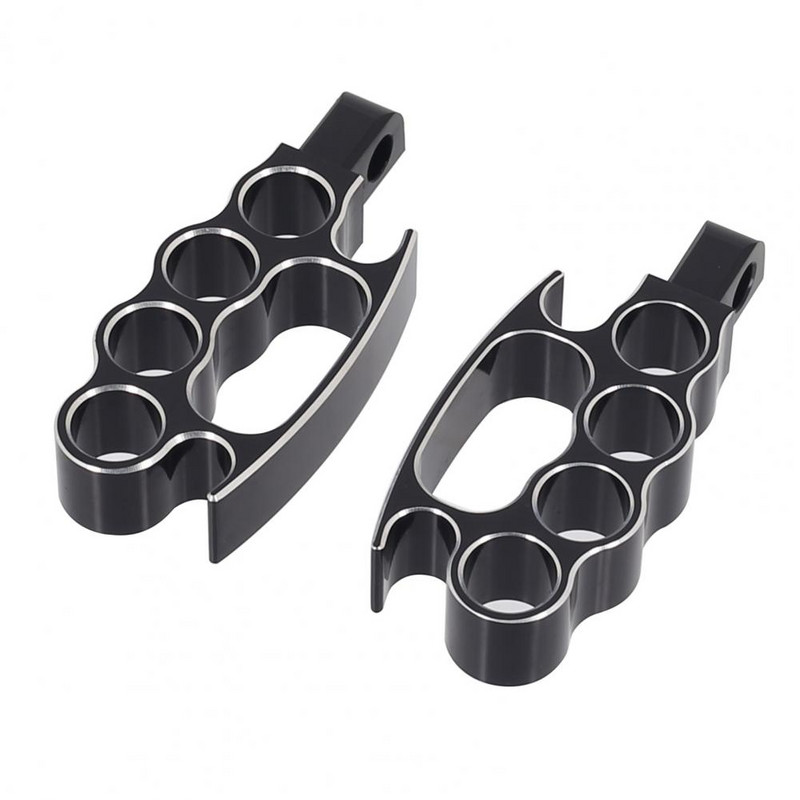 40% HOT2 Balenie motocyklových kĺbov nôh, opotrebované hliníkové chladné pedále na opierku nôh kompatibilné s FXCW XL883N XL1200N, predné a zadné pedále