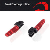 Vhodné pre CB650F/CBR650F CB500F/CBR500R CB190R CB190X CB190SS CBF190TR/CBF190R/CBF190X Predné opierky nôh Opierka nôh Stúpačky Pedál