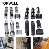 Motorkerékpár fékpedálbetét burkolat lábtartók Sebességváltó csapok Harley Sportster 883 Dyna Softail Breakout Street XG750 egyedi