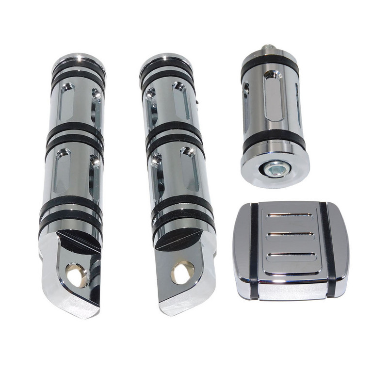 Motorkerékpár fékpedálbetét burkolat lábtartók Sebességváltó csapok Harley Sportster 883 Dyna Softail Breakout Street XG750 egyedi