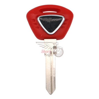 Motocyklové príslušenstvo Ľavý a pravý slot pre embryonálny kľúč, nezostrihaná čepeľ pre TRIUMPH 600 675 1050 T100 T120 T800 T900 T955 čierna a červená