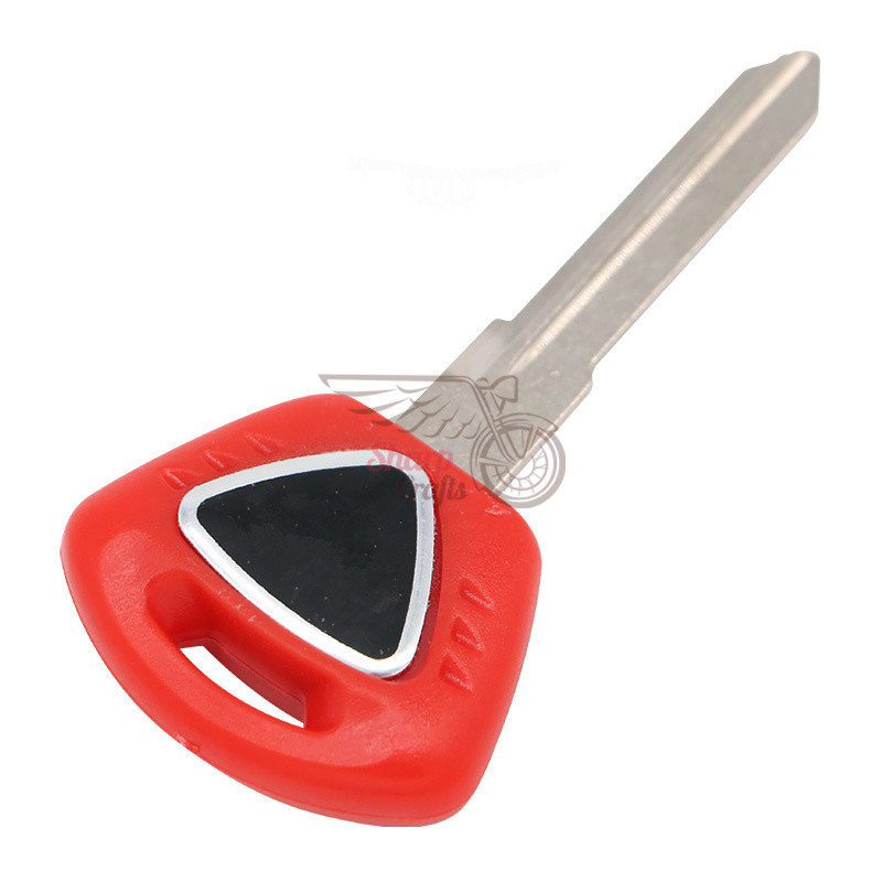 Motocyklové príslušenstvo Ľavý a pravý slot pre embryonálny kľúč, nezostrihaná čepeľ pre TRIUMPH 600 675 1050 T100 T120 T800 T900 T955 čierna a červená