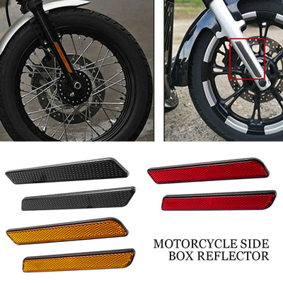 2 db 2021-es új motorkerékpár nyeregtáskavédő fényvisszaverő burkolat Harley Touring Street Glide Road King FLT/FLHT 2014-2018-hoz