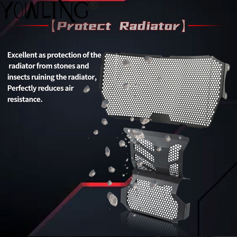 Motociklo radiatoriaus apsaugos grotelių grotelių dangtis, skirtas Ducati Hypermotard 939 950 SP Hyperstrada 939 variklio apsaugos apsaugai