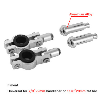 Chránič rukoväte na riadidlá motocykla 22MM 28MM, ochranný štít na riadidlá pre HONDAYAMAHASUZUKIHONDA ATV Dirt Bike