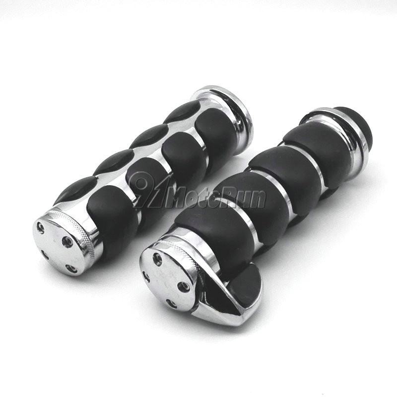 Mânere de ghidon cromate de 1 inch, 25 mm, pentru Yamaha Road Star Warrior Midnight XV 1600 1700 Royal Star XVZ 1300 V-MAX