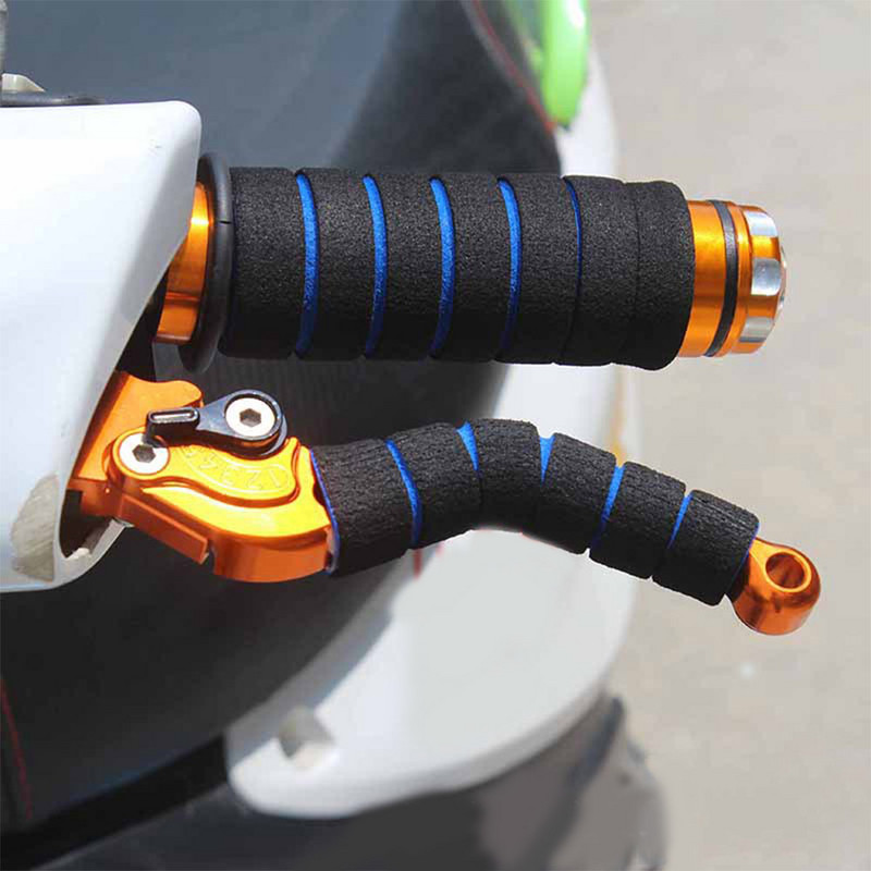 Мотоциклетни велосипедни състезателни ръкави за кормило Неплъзгаща се пяна Гъба Капак за ръкохватка Мека спирачка Ръкави за дръжка на велосипеди на едро Ново