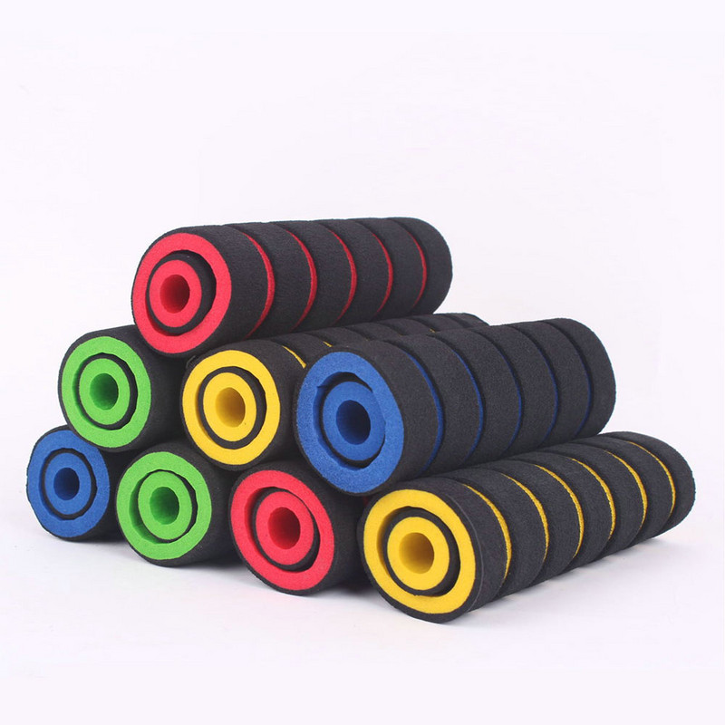 Мотоциклетни велосипедни състезателни ръкави за кормило Неплъзгаща се пяна Гъба Капак за ръкохватка Мека спирачка Ръкави за дръжка на велосипеди на едро Ново