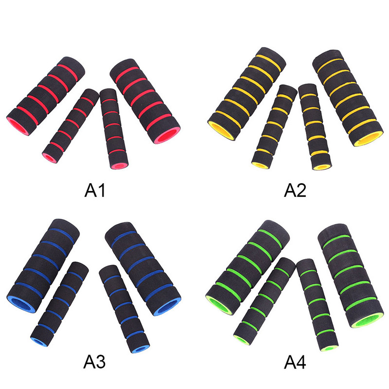 Мотоциклетни велосипедни състезателни ръкави за кормило Неплъзгаща се пяна Гъба Капак за ръкохватка Мека спирачка Ръкави за дръжка на велосипеди на едро Ново