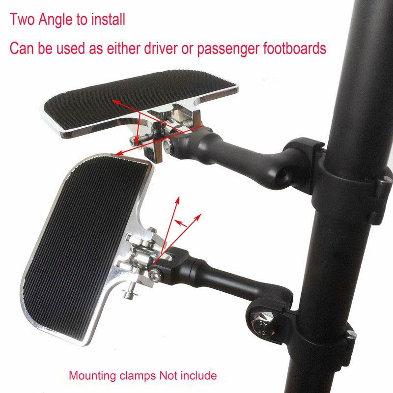 Motorkerékpár-alkatrészek krómozott utasszállító mini padlódeszkák hátsó lábtartó lábtartók Harley-Davidson Electra Glide Softail Fat Boy-hoz