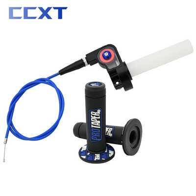 Motocicletă 22mm Quick Twist Gas Throttle Settle Grips Maner Maneruri 980mm Throttle Cable for Honda Yamaha Kawasaki Suzuki KTM ATV