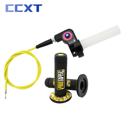 Motocicletă 22mm Quick Twist Gas Throttle Settle Grips Maner Maneruri 980mm Throttle Cable for Honda Yamaha Kawasaki Suzuki KTM ATV