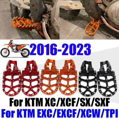 Lábtartó Lábtartók Lábcsapok Pedál KTM 125 150 200 250 300 350 400 450 500 SX SXF EXC EXCF XC XCF X-CF XCW EXC-F tartozékokhoz