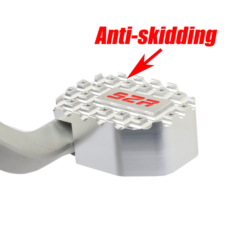 Predĺženie zadnej brzdovej páky motocykla, zväčšovacie predĺženie stupačky pre Derbi Terra 125 / Adventure 125, brzdová doštička