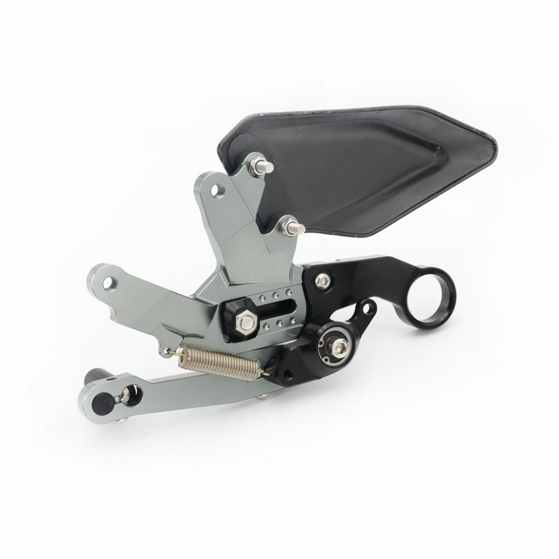 Motorkerékpár összecsukható hátsó karbon sarok BMW S1000RR S1000R lábtartókhoz Lábtartókészlet Hátsó készlet Állítható lábtámasz S1000 RR R