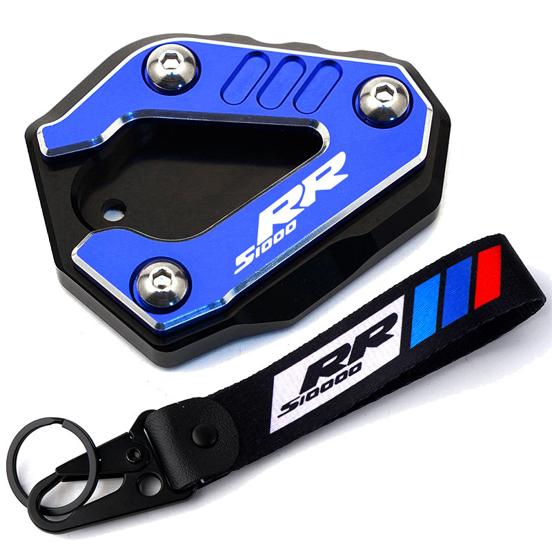 Motorkerékpár CNC támasztóállvány oldalsó állvány megnövelt hosszabbító kulcstartó BMW S1000 RR S1000RR S 1000 RR 2019-2020 2021 2022