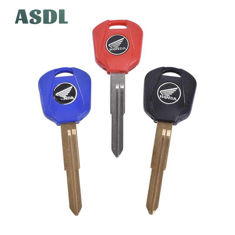 Univerzálna rukoväť pre embryo kľúče od motocykla pre HONDA CBR600 CB400 CBR1000 CBR900 Ľavá dvojitá drážka s nezostrihanou čepeľou kľúčov