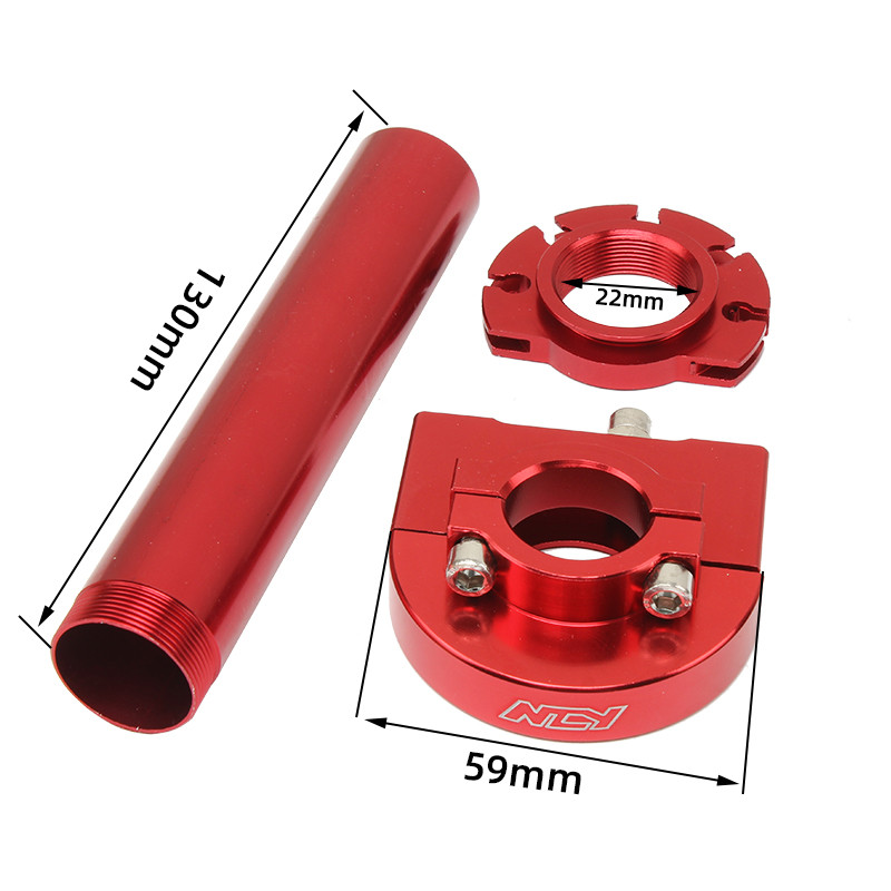 Motocykel Univerzálny 22mm 7/8 palcový viacfarebný CNC hliníkový akcelerátor, škrtiaca klapka, otočné rukoväte, riadidlá, moped, skúter, bicykel