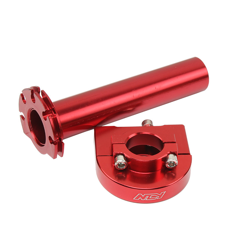 Motocykel Univerzálny 22mm 7/8 palcový viacfarebný CNC hliníkový akcelerátor, škrtiaca klapka, otočné rukoväte, riadidlá, moped, skúter, bicykel