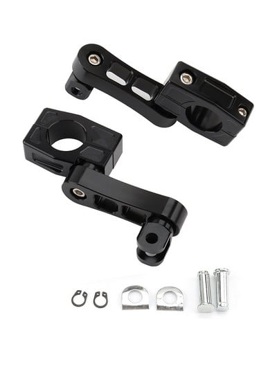 1 1/4"-es, 32 mm-es motorvédő lábtartó bilincsek Highway lábtartó rögzítőkészlet állítható Honda Yamaha Kawasaki Indian Cruiser FXDR 114-hez