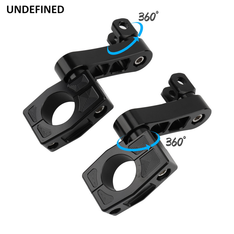 1 1/4"-es, 32 mm-es motorvédő lábtartó bilincsek Highway lábtartó rögzítőkészlet állítható Honda Yamaha Kawasaki Indian Cruiser FXDR 114-hez