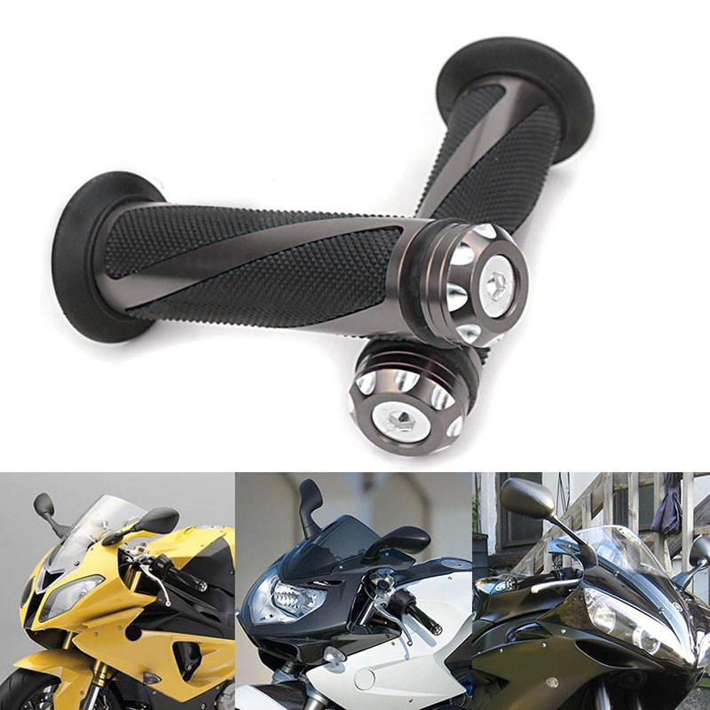 Rukoväť na riadidlá motocykla Domino ATV Dirt Pit Bike Racing Motocross 7/8 "22 MM gélová gumená brzda Univerzálne rukoväte