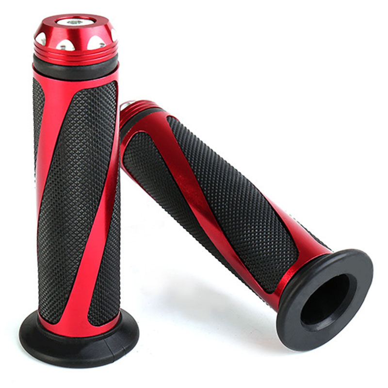 Rukoväť na riadidlá motocykla Domino ATV Dirt Pit Bike Racing Motocross 7/8 "22 MM gélová gumená brzda Univerzálne rukoväte