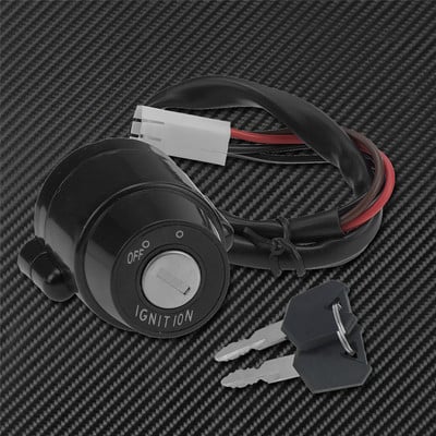 12V motorkerékpár gyújtáskapcsoló zárkulcs fekete alumínium készlet Yamaha DT100 DT125 DT175 DT250 XT250 DT 100 125 175 250 XT 250-hez