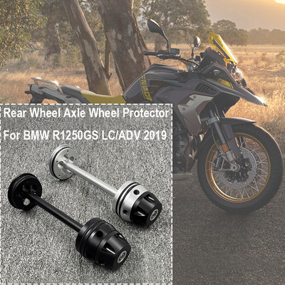 R1250GS Adventure motorkerékpár hátsó keréktengely villa ütközésvédő csúszó orsóagy védelem BMW R1250GS LC ADV 2019 2020-hoz