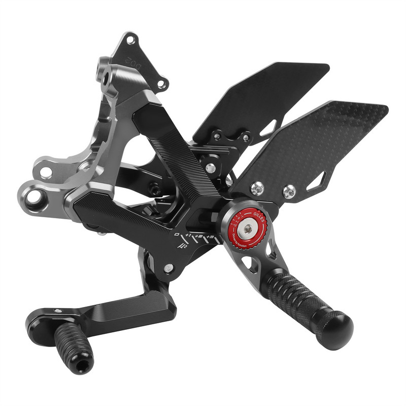 Ducati PANIGALE V4S V4 V4R Streetfighter V4 2018-2023 motorkerékpárhoz, CNC és Carbon Fiber Racing Rearset lábtartó lábtartó hátsó készlet