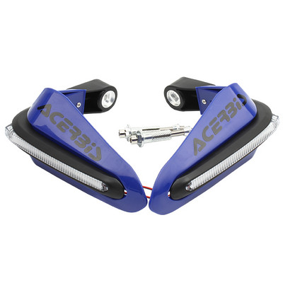 Apărătoare de mână pentru ghidon cu lumină LED pentru motociclete 1 pereche de apărători cu LED pentru mâini pentru ATV Motocross Dirt Bike 22mm 28mm Ghidon