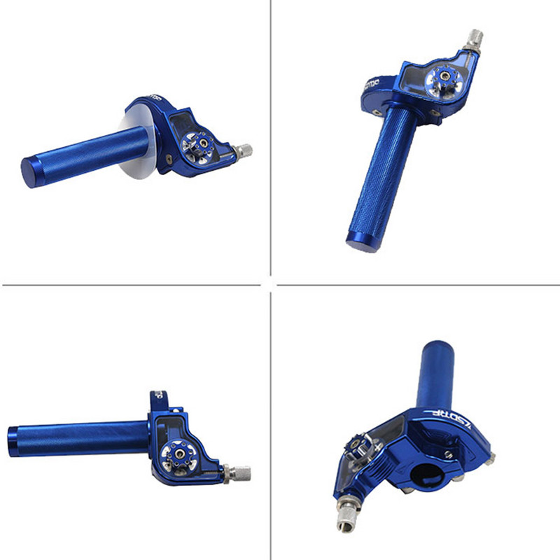 ALCON-Racing 22 mm-es CNC alumínium gyorsító fojtószelep-csavaró fogantyúk motorkerékpár moped robogóhoz ATV Dirt Pit Bike 110-250cc