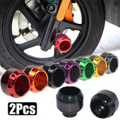 2 buc. Motociclete din aliaj de aluminiu Protector de cădere, antideflagrant, cupe pentru furcă față, glisoare, accesorii universale de siguranță pentru moto.
