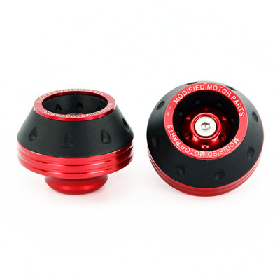 2 buc. Motociclete din aliaj de aluminiu Protector de cădere, antideflagrant, cupe pentru furcă față, glisoare, accesorii universale de siguranță pentru moto.