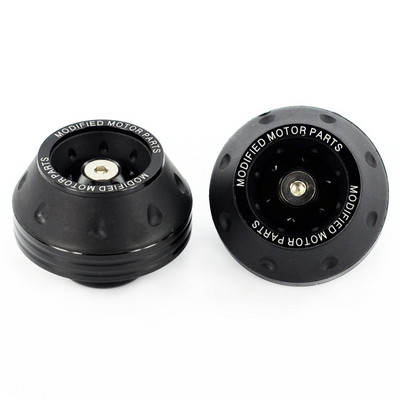 2 buc. Motociclete din aliaj de aluminiu Protector de cădere, antideflagrant, cupe pentru furcă față, glisoare, accesorii universale de siguranță pentru moto.